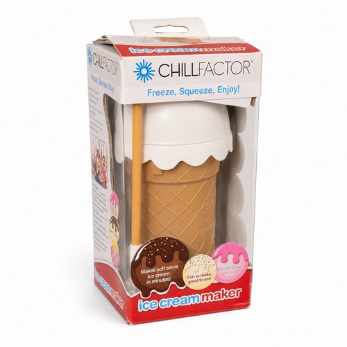 Chill factor ice cream maker - ice,