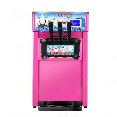 Commercial frozen yogurt - frozen, cone