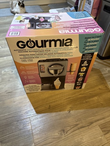 Gourmia automatic soft serve - soft,