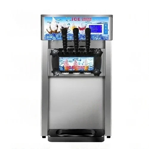 Commercial frozen yogurt - yogurt, cone