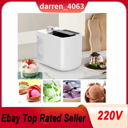 Ice cream maker with automatic - ice,