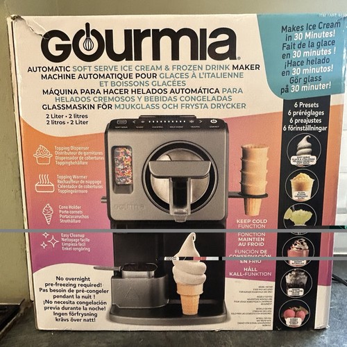 Gourmia soft serve ice - gourmia,
